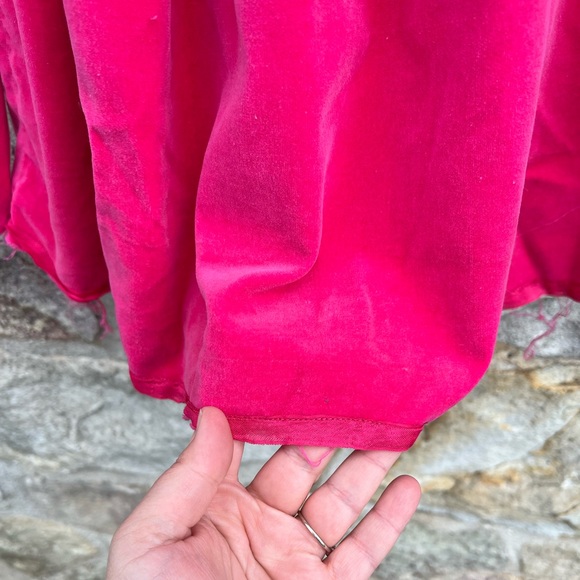 Vintage Helen Lee velveteen girls dress 6-8 - Picture 6 of 11